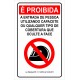 Placa de Sinalização 16x25