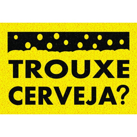 Trouxe cerveja (amarelo)